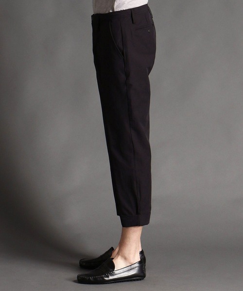 MONSIEUR NICOLE（ムッシュニコル）の「シャンブレーストレッチテーパードパンツ（その他パンツ・メンズ・グレー/ブラック・MEDIUM/LARGE/X-LARGE/SMALL）」の10枚目の写真