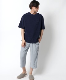 HANGTEN（ハンテン）の「Hang Ten/ハンテン パイルTシャツ×７分丈パンツ セットアップ（ルームウェア/パジャマ・レディース）」
