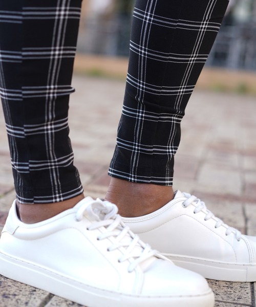 adamsJUGGLER(アダムスジャグラー)の「ウィンドペンチェックパンツ(その他パンツ・メンズ・ホワイト/ブラック・L/XL/M/S)」の6枚目の写真