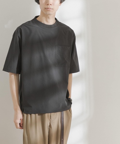 FORK&SPOON(フォークアンドスプーン)の「FORK&SPOON ストレッチイージーポケットTシャツ(Tシャツ/カットソー・メンズ・カーキ/ブラック・4/5)」の1枚目の写真