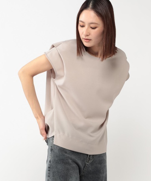 UNRELISH（アンレリッシュ）の「バックシャンサップブラウス（シャツ/ブラウス・レディース・モカ/グレー/イエロー・MEDIUM）」の6枚目の写真