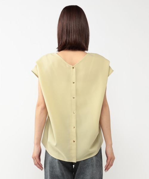 UNRELISH（アンレリッシュ）の「バックシャンサップブラウス（シャツ/ブラウス・レディース・モカ/グレー/イエロー・MEDIUM）」の10枚目の写真