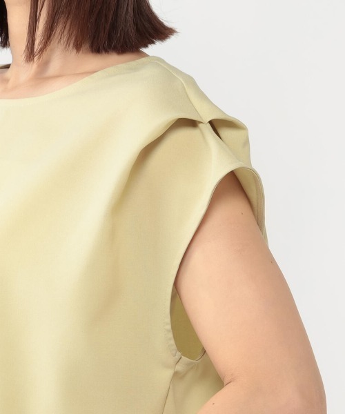 UNRELISH（アンレリッシュ）の「バックシャンサップブラウス（シャツ/ブラウス・レディース・モカ/グレー/イエロー・MEDIUM）」の13枚目の写真