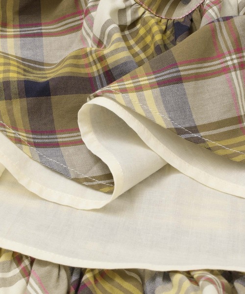 URBAN RESEARCH DOORS（アーバンリサーチドアーズ）の「チェックキャミソールワンピース(KIDS)（ワンピース・キッズ・ブルー系その他/イエロー系その他・105/120/135）」の17枚目の写真