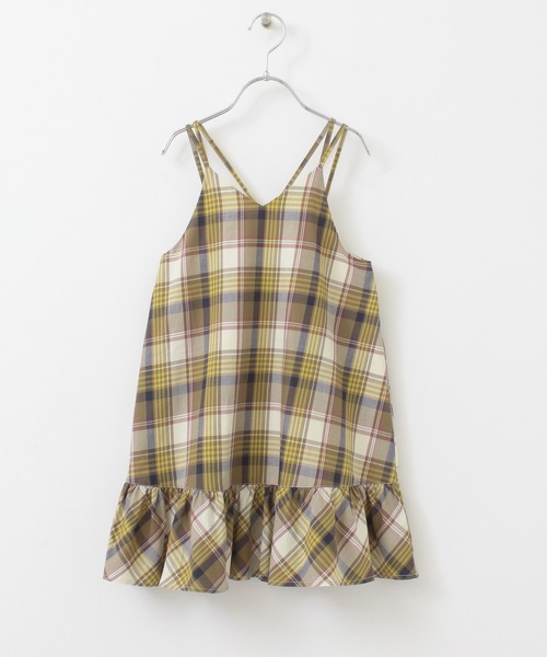 URBAN RESEARCH DOORS（アーバンリサーチドアーズ）の「チェックキャミソールワンピース(KIDS)（ワンピース・キッズ・ブルー系その他/イエロー系その他・105/120/135）」の8枚目の写真