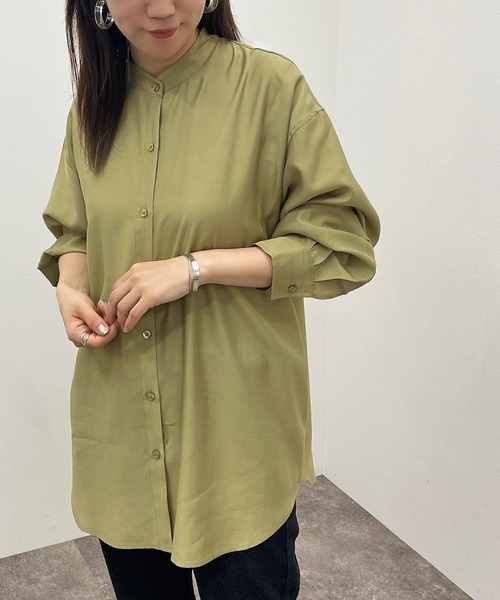 apres jour mignon(アプレジュールミニョン)の「バックスリットシャツ【ZOZOTOWN限定アイテム】(シャツ/ブラウス・レディース・ブラック/オフホワイト/ダークパープル/その他・フリー/X-LARGE)」の6枚目の写真