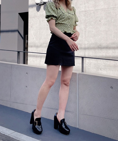 Crea titty&Co. PETIT(クレアティティーアンドコープチ)の「【過去品番】【Crea titty&Co.PETIT】フリルドットブラウス(シャツ/ブラウス・レディース・グリーン/ベージュ・FREE)」の11枚目の写真