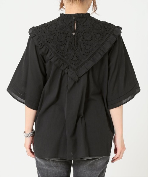 JOURNAL STANDARD(ジャーナルスタンダード)の「レースカラークラフトブラウス(シャツ/ブラウス・レディース・ブラック/ホワイト・FREE)」の20枚目の写真