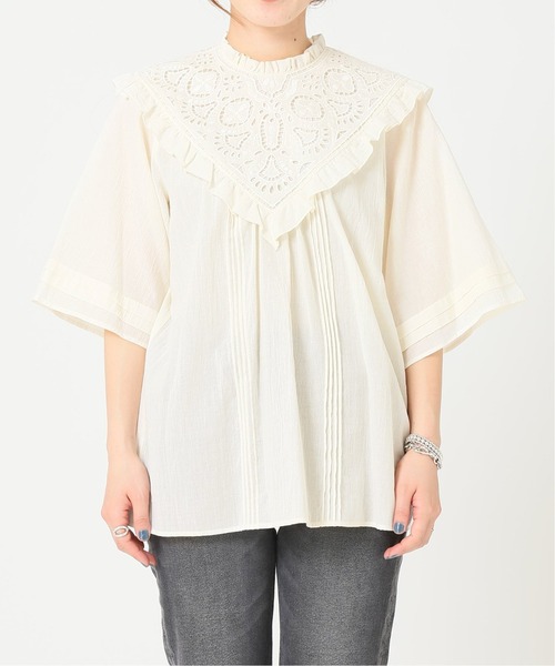 JOURNAL STANDARD(ジャーナルスタンダード)の「レースカラークラフトブラウス(シャツ/ブラウス・レディース・ブラック/ホワイト・FREE)」の21枚目の写真