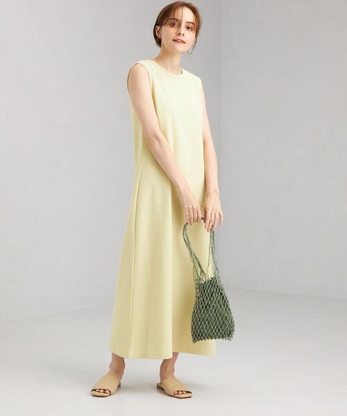 ⭐︎JUN & ROPE ゴルフ 新品ノースリーブワンピース 淡グリーン ⭐︎JUN & ROPE 新品 ノースリーブワンピース ライトグリーン ゴルフ