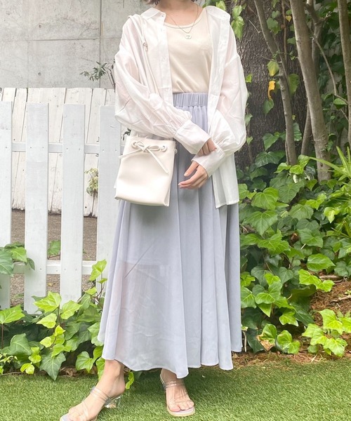 Heather(ヘザー)の「Heather mini タンクトップ 956277(タンクトップ・レディース・ブルー/イエロー系その他/ライトベージュ・FREE)」の5枚目の写真