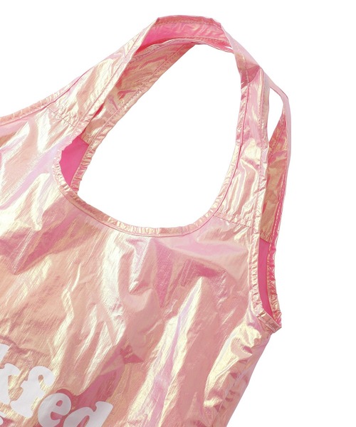 MILKFED.（ミルクフェド）の「AURORA HEART PACKABLE TOTE BAG（エコバッグ/サブバッグ・レディース・ライトピンク/ホワイト/ライトパープル・ONE SIZE）」の8枚目の写真