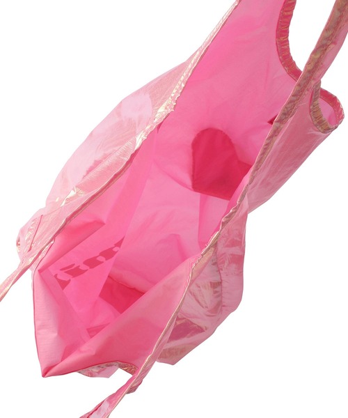 MILKFED.（ミルクフェド）の「AURORA HEART PACKABLE TOTE BAG（エコバッグ/サブバッグ・レディース・ライトピンク/ホワイト/ライトパープル・ONE SIZE）」の16枚目の写真