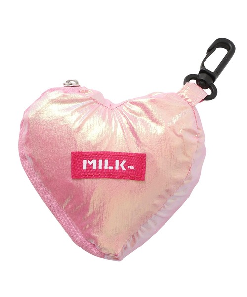 MILKFED.（ミルクフェド）の「AURORA HEART PACKABLE TOTE BAG（エコバッグ/サブバッグ・レディース・ライトピンク/ホワイト/ライトパープル・ONE SIZE）」の13枚目の写真