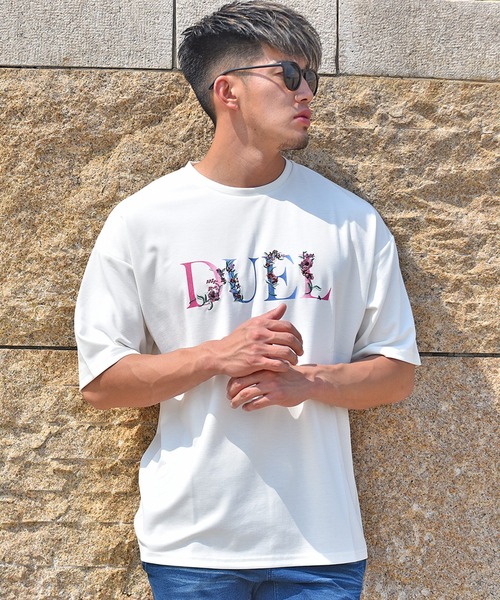 Joker ジョーカー の Joker フラワー刺繍ビッグシルエット半袖tシャツ Tシャツ カットソー Wear