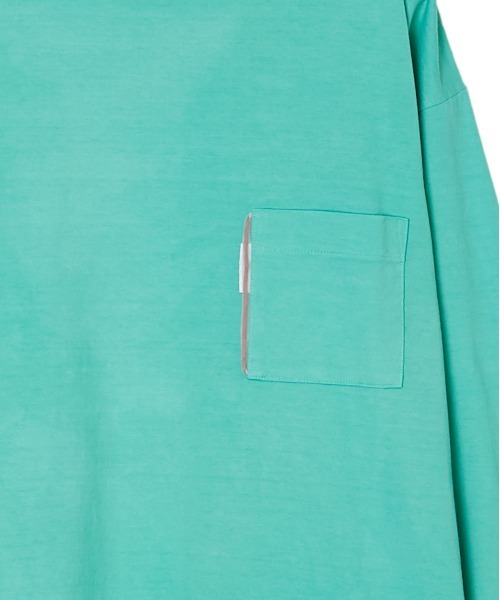 NEONSIGN(ネオンサイン)の「NEONSIGN ネオンサイン / L/S NEON COLOR POCKET T-SHIRT ロングスリーブネオンカラーポケットTシャツ / N1498(Tシャツ/カットソー・メンズ・グリーン・46/48)」の4枚目の写真