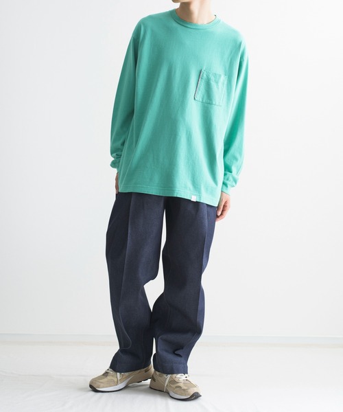 NEONSIGN(ネオンサイン)の「NEONSIGN ネオンサイン / L/S NEON COLOR POCKET T-SHIRT ロングスリーブネオンカラーポケットTシャツ / N1498(Tシャツ/カットソー・メンズ・グリーン・46/48)」の15枚目の写真
