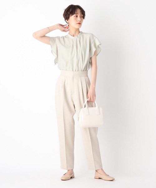 OPAQUE.CLIP（オペークドットクリップ）の「◆スクエアフラットパンプス（パンプス・レディース・オフホワイト/ブラック系/ベージュ系・01/02/03）」の16枚目の写真