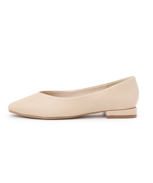 OPAQUE.CLIP（オペークドットクリップ）の「◆スクエアフラットパンプス（パンプス・レディース・オフホワイト/ブラック系/ベージュ系・01/02/03）」の4枚目の写真