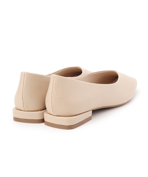 OPAQUE.CLIP（オペークドットクリップ）の「◆スクエアフラットパンプス（パンプス・レディース・オフホワイト/ブラック系/ベージュ系・01/02/03）」の5枚目の写真