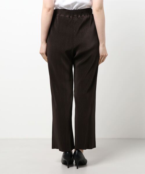 COMME CA ISM（コムサイズム）の「プリーツ　パンツ（その他パンツ・レディース・ダークブラウン/ベージュ・MEDIUM/LARGE）」の14枚目の写真