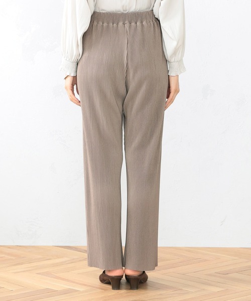 COMME CA ISM（コムサイズム）の「プリーツ　パンツ（その他パンツ・レディース・ダークブラウン/ベージュ・MEDIUM/LARGE）」の8枚目の写真
