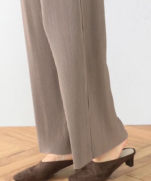 COMME CA ISM（コムサイズム）の「プリーツ　パンツ（その他パンツ・レディース・ダークブラウン/ベージュ・MEDIUM/LARGE）」の11枚目の写真