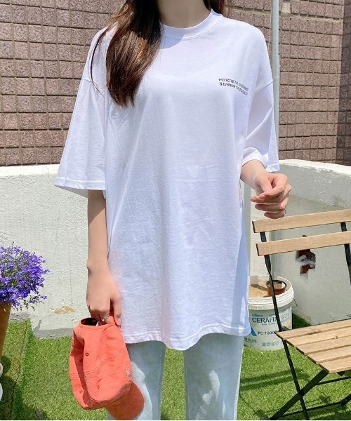 SONA(ソナ)の「SONYUNARA METEORバックプリント半袖Tシャツ(Tシャツ/カットソー・レディース・ブラック/アイボリー・FREE)」の13枚目の写真