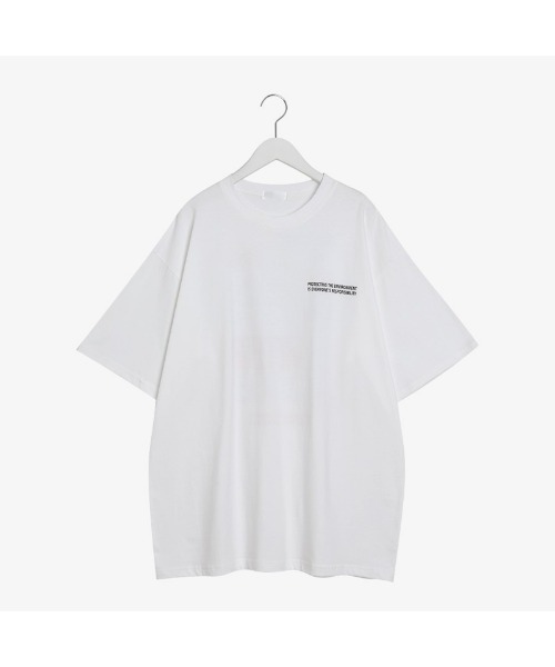 SONA(ソナ)の「SONYUNARA METEORバックプリント半袖Tシャツ(Tシャツ/カットソー・レディース・ブラック/アイボリー・FREE)」の8枚目の写真