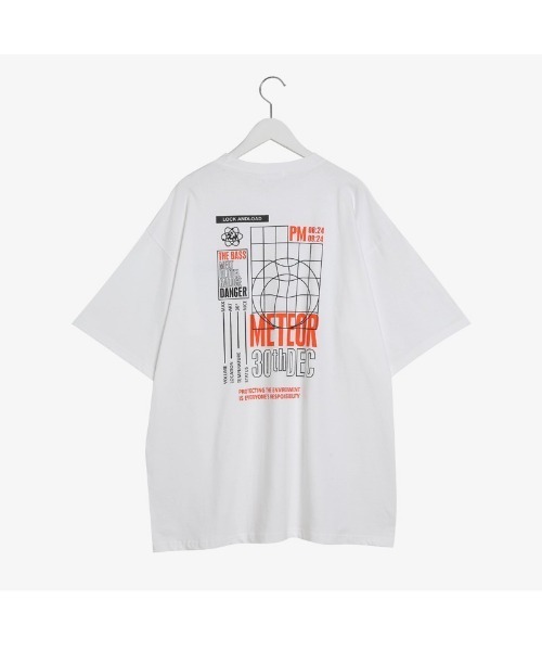 SONA(ソナ)の「SONYUNARA METEORバックプリント半袖Tシャツ(Tシャツ/カットソー・レディース・ブラック/アイボリー・FREE)」の11枚目の写真