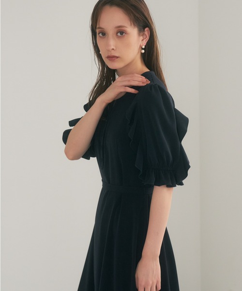 ANAYI（アナイ）の「ポプリンラッフル ワンピース（ワンピース）」 - WEAR