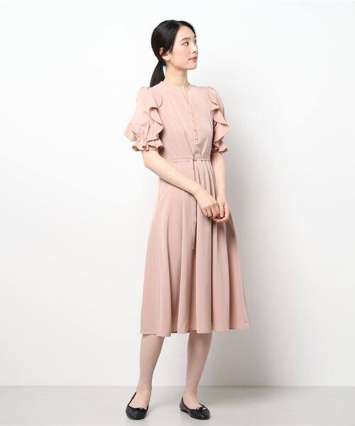 ANAYI（アナイ）の「ポプリンラッフル ワンピース（ワンピース）」 - WEAR