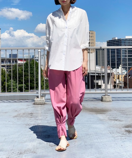 ottilie（オティーリエ）の「タキシードヨークシャツ（シャツ/ブラウス・レディース・オフホワイト/ストライプ・FREE）」の22枚目の写真