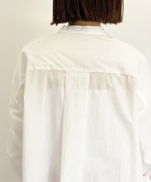 ottilie（オティーリエ）の「タキシードヨークシャツ（シャツ/ブラウス・レディース・オフホワイト/ストライプ・FREE）」の19枚目の写真