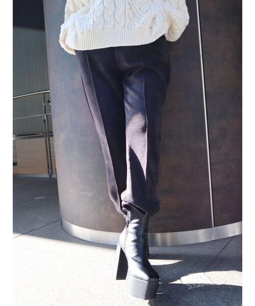 EVRIS（エヴリス）の「リラックススウェットパンツ（スウェットパンツ・レディース・グリーン/ブラック・FREE）」の15枚目の写真