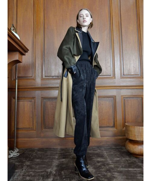 EVRIS（エヴリス）の「リラックススウェットパンツ（スウェットパンツ・レディース・グリーン/ブラック・FREE）」の19枚目の写真