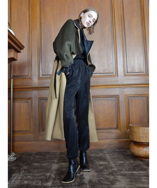 EVRIS（エヴリス）の「リラックススウェットパンツ（スウェットパンツ・レディース・グリーン/ブラック・FREE）」の20枚目の写真