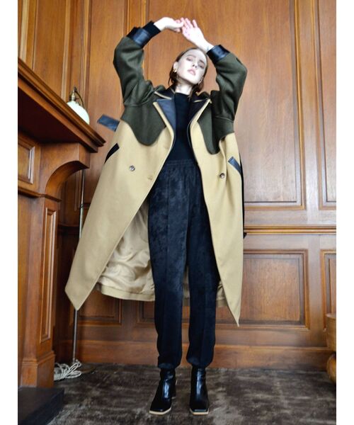 EVRIS（エヴリス）の「リラックススウェットパンツ（スウェットパンツ・レディース・グリーン/ブラック・FREE）」の21枚目の写真