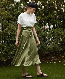 Keeepy | 【Keeepy】vintage satin flared skirt(スカート)