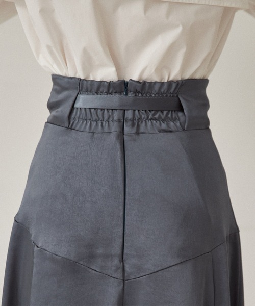 Keeepy(キーピー)の「【Keeepy】vintage satin flared skirt(スカート・レディース・カーキ/ブルー・FREE)」の8枚目の写真