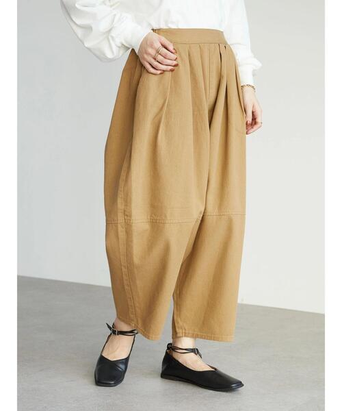 Green　Parks（グリーンパークス）の「エッグパンツ＊（その他パンツ・レディース・ブラック/ベージュ/カーキ・FREE）」の17枚目の写真