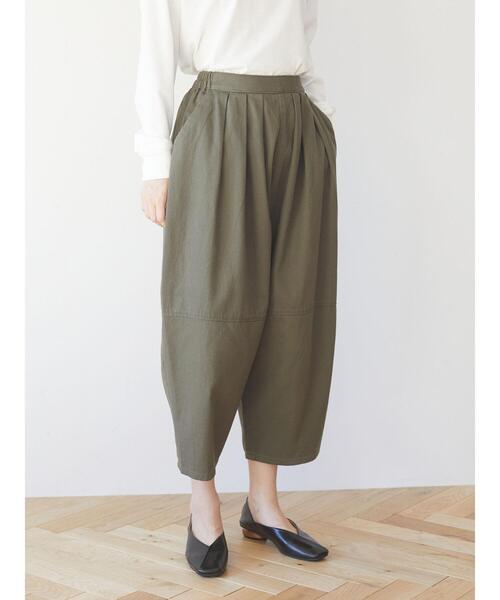 Green　Parks（グリーンパークス）の「エッグパンツ＊（その他パンツ・レディース・ブラック/ベージュ/カーキ・FREE）」の8枚目の写真