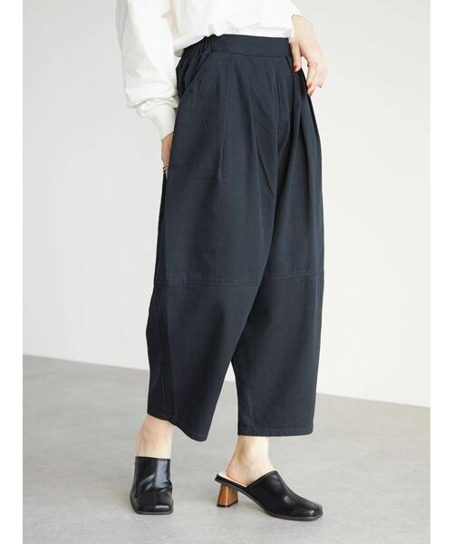 Green　Parks（グリーンパークス）の「エッグパンツ＊（その他パンツ・レディース・ブラック/ベージュ/カーキ・FREE）」の7枚目の写真