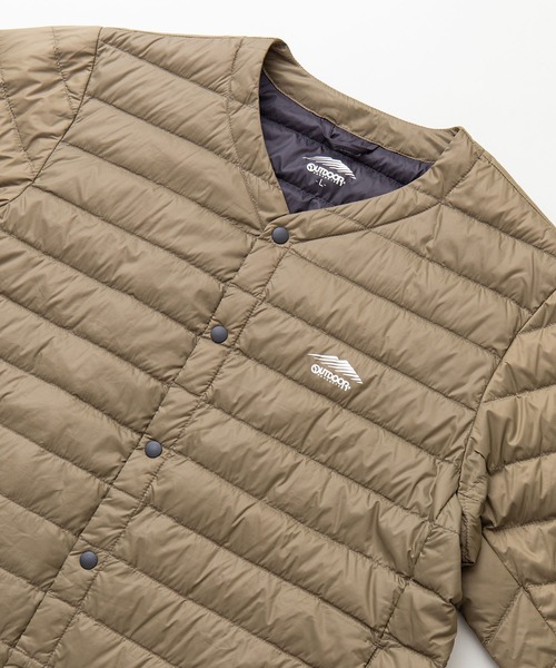 OUTDOOR PRODUCTS APPAREL(アウトドアプロダクツアパレル)の「Begin1月号掲載 軽量ダウン インナージャケット 撥水透湿防風ポケッタブル(パッカブル)700フィルパワー(ダウンジャケット/コート・メンズ・チャコールグレー/オリーブ/ブラック/ブルー系その他・X-LARGE/MEDIUM/XX-LARGE/LARGE/XXX-LARGE/SMALL)」の3枚目の写真