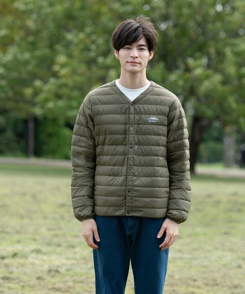 OUTDOOR PRODUCTS APPAREL(アウトドアプロダクツアパレル)の「Begin1月号掲載 軽量ダウン インナージャケット 撥水透湿防風ポケッタブル(パッカブル)700フィルパワー(ダウンジャケット/コート・メンズ・チャコールグレー/オリーブ/ブラック/ブルー系その他・X-LARGE/MEDIUM/XX-LARGE/LARGE/XXX-LARGE/SMALL)」の14枚目の写真