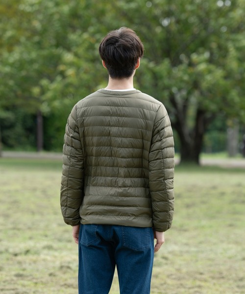 OUTDOOR PRODUCTS APPAREL(アウトドアプロダクツアパレル)の「Begin1月号掲載 軽量ダウン インナージャケット 撥水透湿防風ポケッタブル(パッカブル)700フィルパワー(ダウンジャケット/コート・メンズ・チャコールグレー/オリーブ/ブラック/ブルー系その他・X-LARGE/MEDIUM/XX-LARGE/LARGE/XXX-LARGE/SMALL)」の16枚目の写真