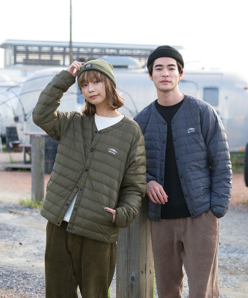 OUTDOOR PRODUCTS APPAREL(アウトドアプロダクツアパレル)の「Begin1月号掲載 軽量ダウン インナージャケット 撥水透湿防風ポケッタブル(パッカブル)700フィルパワー(ダウンジャケット/コート・メンズ・チャコールグレー/オリーブ/ブラック/ブルー系その他・X-LARGE/MEDIUM/XX-LARGE/LARGE/XXX-LARGE/SMALL)」の22枚目の写真