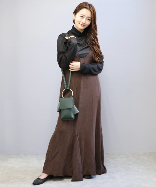 POUTOJOURU（ポートジュール）の「【ポートジュール】 リングハンドルマルチケース　ミニショルダーバッグ（ショルダーバッグ・レディース・ブラック/ブラウン/モカ/グリーン・FREE）」の8枚目の写真