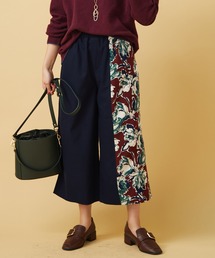 JETSET SOLO PLUS  | フラワープリントコンビパンツ(その他パンツ)