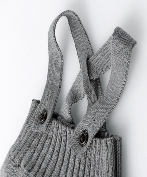 BRANSHES(ブランシェス)の「ニットサロペット(その他ベビーウェア・キッズ・グレー/アイボリー・80cm/70cm)」の17枚目の写真